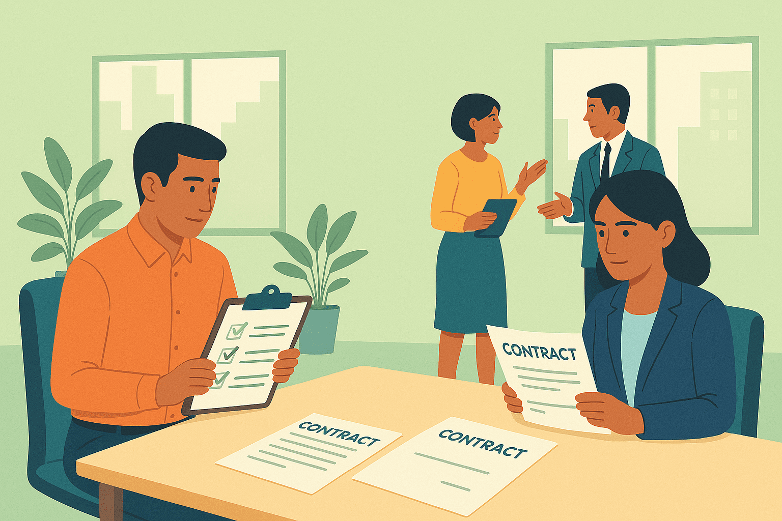 contract staffing vendor