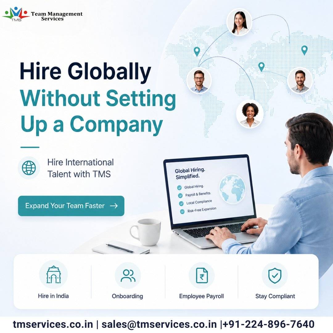 Hire globally without setting up a company - TMS EOR in India