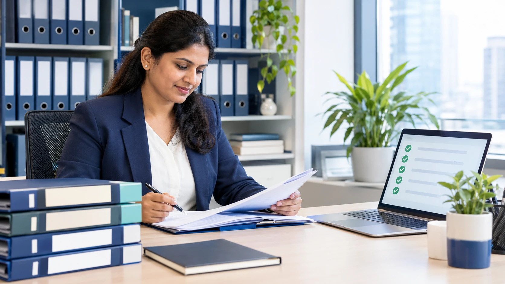 Compliance officer checking PF, ESI, PT, TDS and gratuity records for EOR employees in India